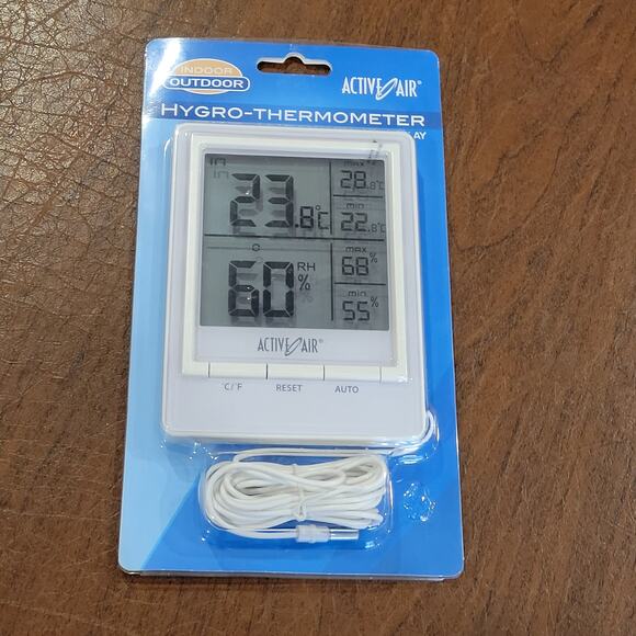 Active Air Hygro-Thermometer With MAX/MIN Display. New - Picture 3 of 9
